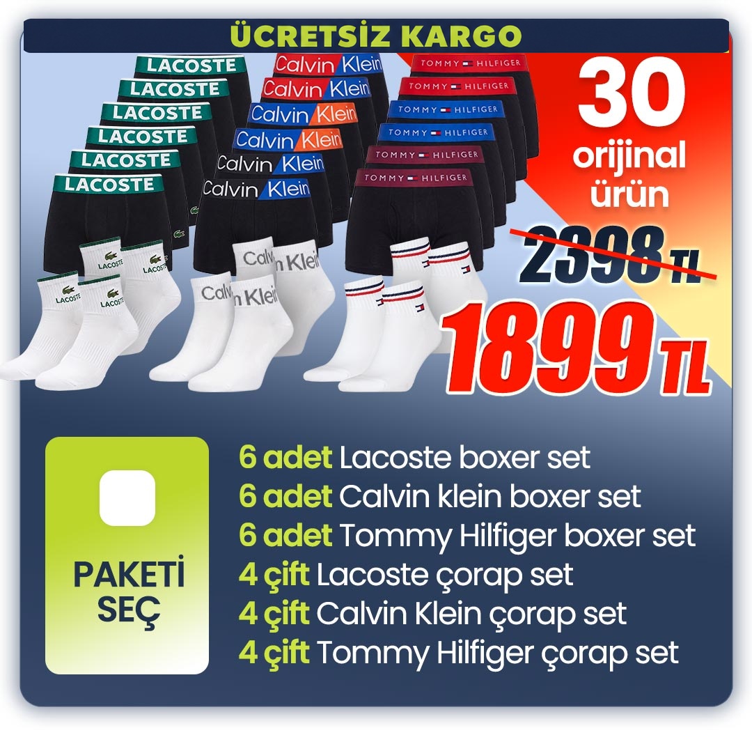2'li Set 1899 TL - Paketi Seç